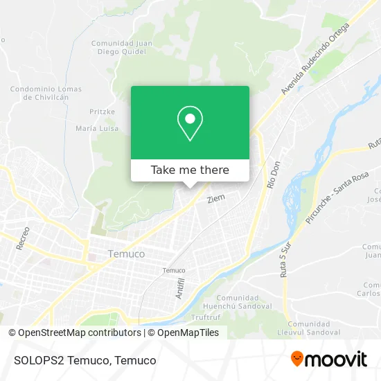 SOLOPS2 Temuco map