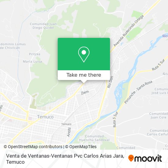 Venta de Ventanas-Ventanas Pvc Carlos Arias Jara map