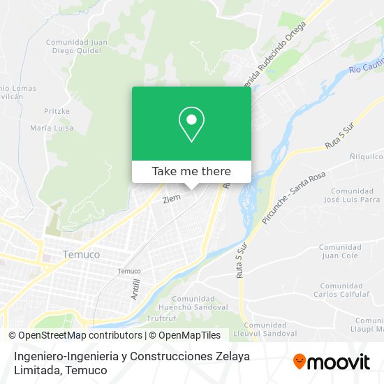 Ingeniero-Ingenieria y Construcciones Zelaya Limitada map