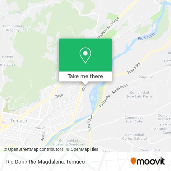 Río Don / Río Magdalena map