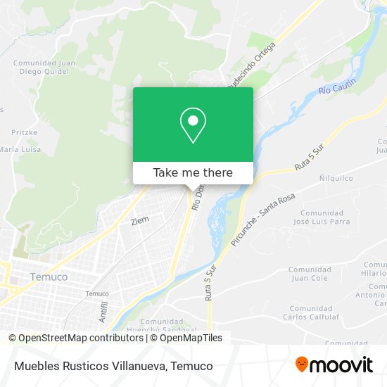 Mapa de Muebles Rusticos Villanueva