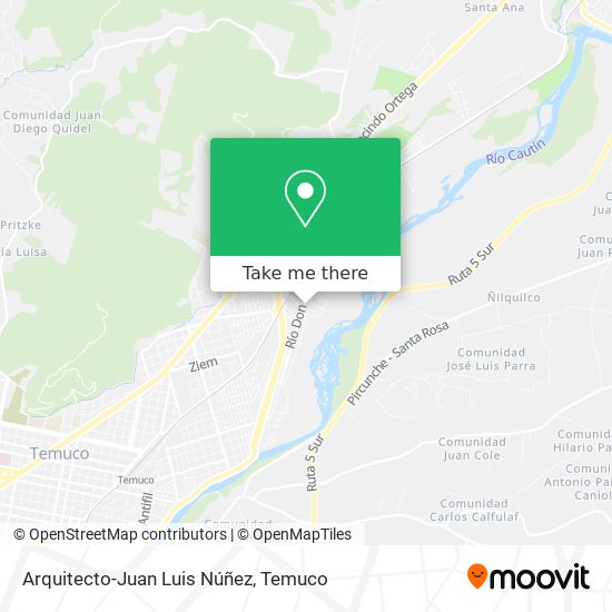 Arquitecto-Juan Luis Núñez map