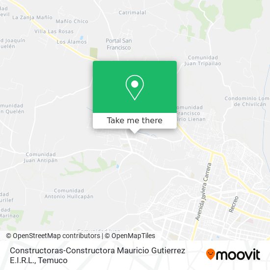 Constructoras-Constructora Mauricio Gutierrez E.I.R.L. map