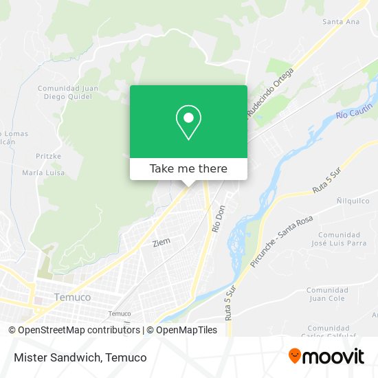 Mapa de Mister Sandwich