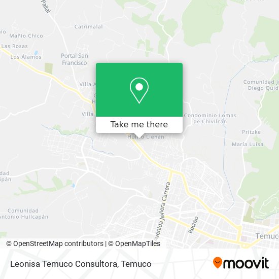 Mapa de Leonisa Temuco Consultora