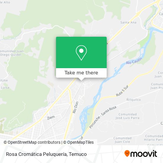 Rosa Cromática Peluquería map