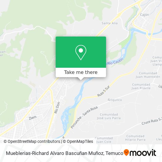 Mueblerias-Richard Alvaro Bascuñan Muñoz map