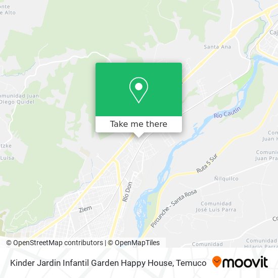 Mapa de Kinder Jardin Infantil Garden Happy House