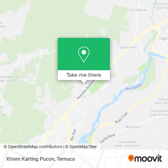 Xtrem Karting Pucon map