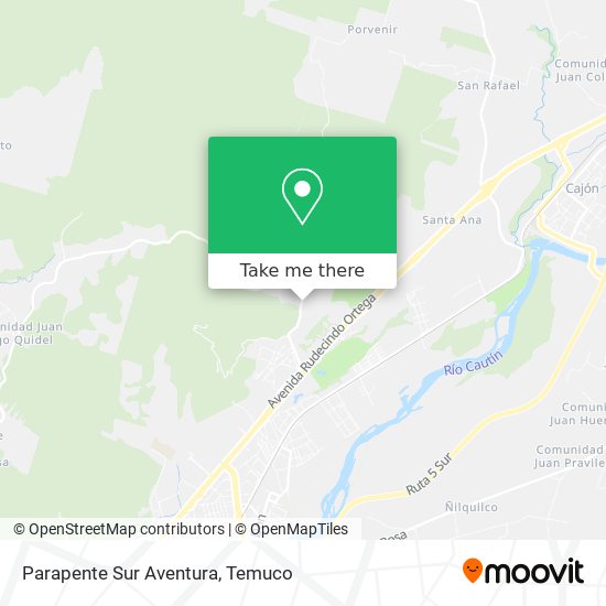 Parapente Sur Aventura map