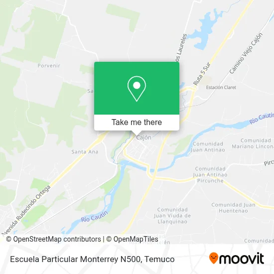 Escuela Particular Monterrey N500 map