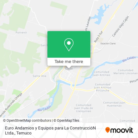 Euro Andamios y Equipos para La ConstruccióN Ltda. map