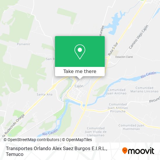 Transportes Orlando Alex Saez Burgos E.I.R.L. map