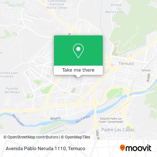 Avenida Pablo Neruda 1110 map