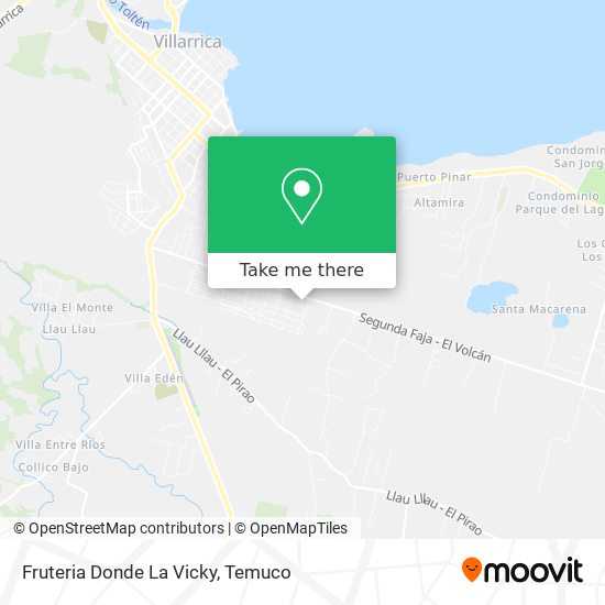 Mapa de Fruteria Donde La Vicky