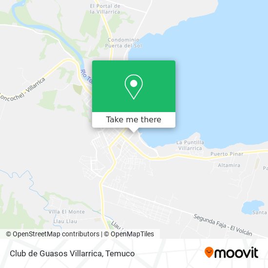 Club de Guasos Villarrica map