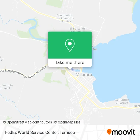 FedEx World Service Center map
