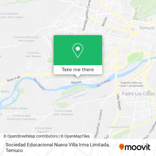 Sociedad Educacional Nueva Villa Irma Limitada map