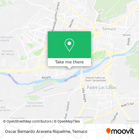 Oscar Bernardo Aravena Riquelme map