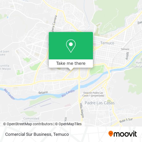 Comercial Sur Business map