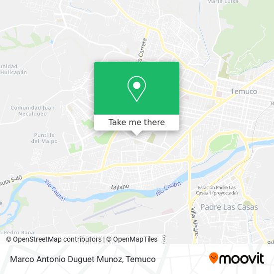 Marco Antonio Duguet Munoz map
