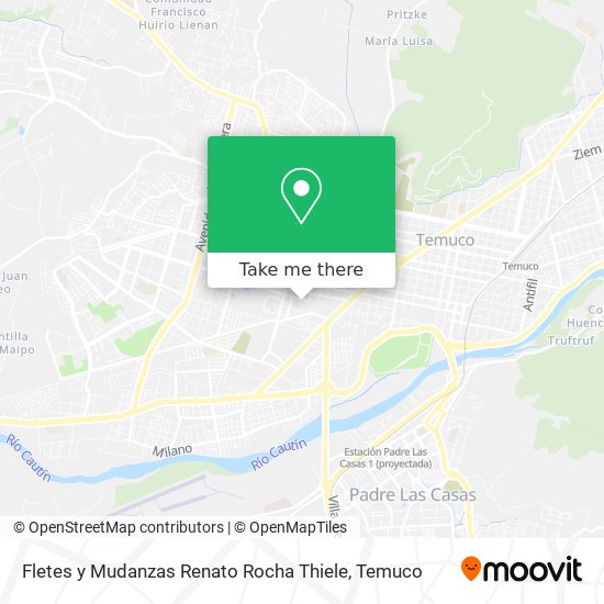 Fletes y Mudanzas Renato Rocha Thiele map