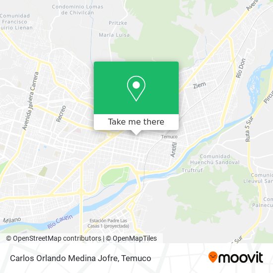 Carlos Orlando Medina Jofre map
