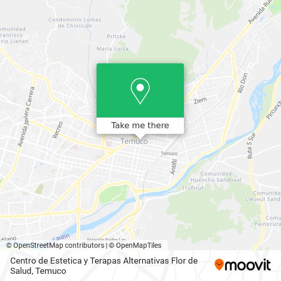 Centro de Estetica y Terapas Alternativas Flor de Salud map