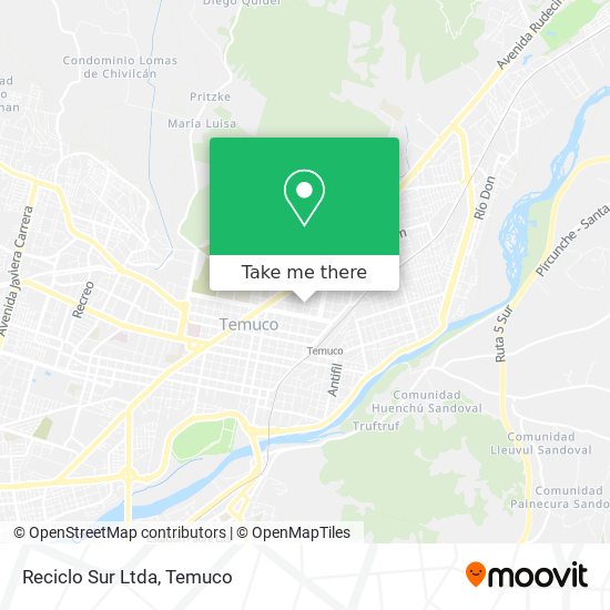 Mapa de Reciclo Sur Ltda