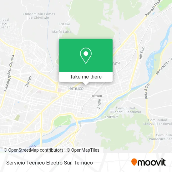 Servicio Tecnico Electro Sur map