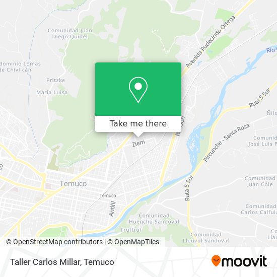 Mapa de Taller Carlos Millar