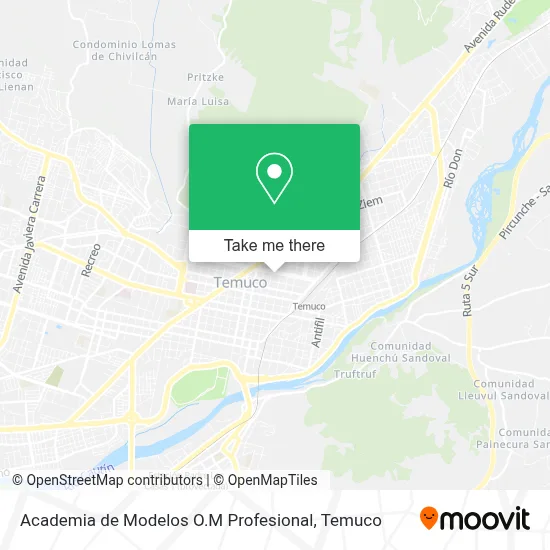 Academia de Modelos O.M Profesional map