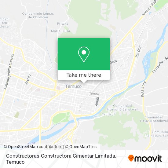 Constructoras-Constructora Cimentar Limitada map