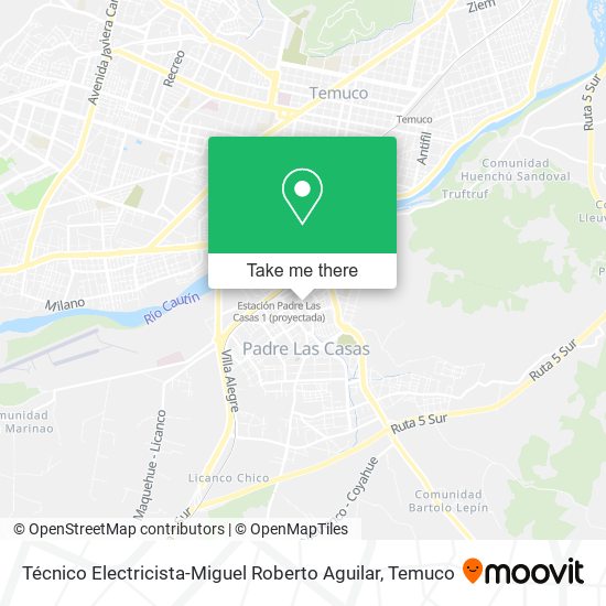 Técnico Electricista-Miguel Roberto Aguilar map