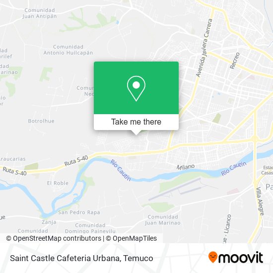 Mapa de Saint Castle Cafeteria Urbana