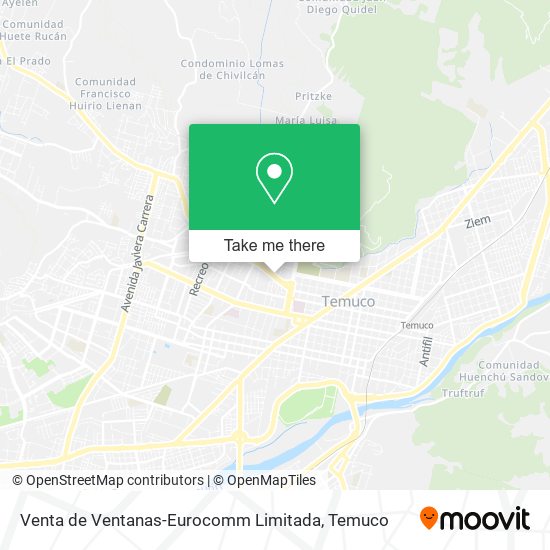 Mapa de Venta de Ventanas-Eurocomm Limitada