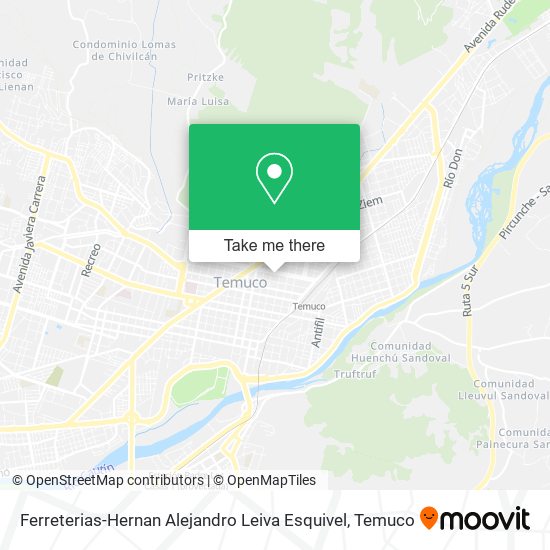 Ferreterias-Hernan Alejandro Leiva Esquivel map