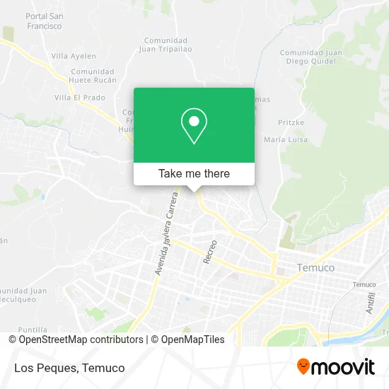 Los Peques map