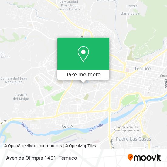 Avenida Olimpia 1401 map