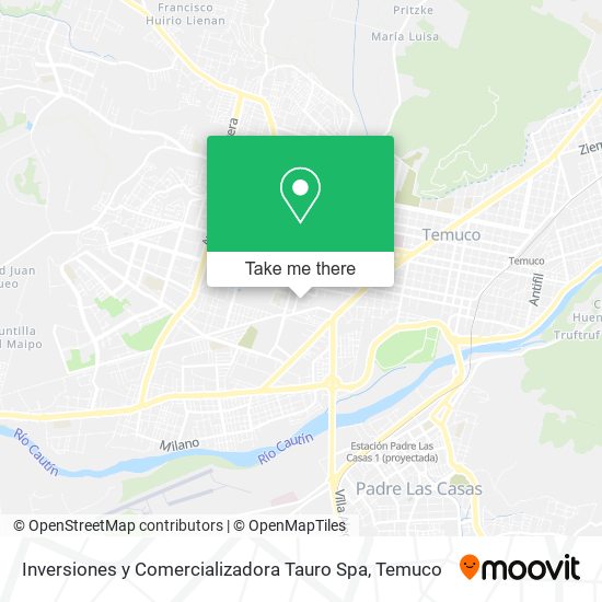 Inversiones y Comercializadora Tauro Spa map