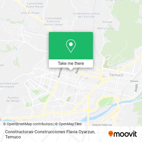 Mapa de Constructoras-Construcciones Flavia Oyarzun