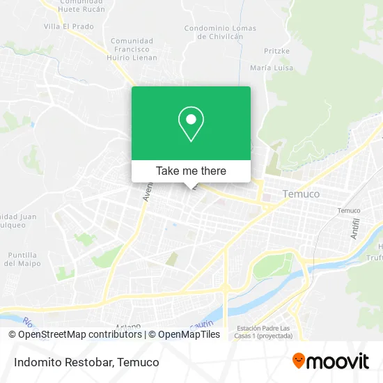 Indomito Restobar map