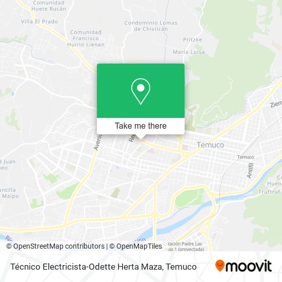 Técnico Electricista-Odette Herta Maza map