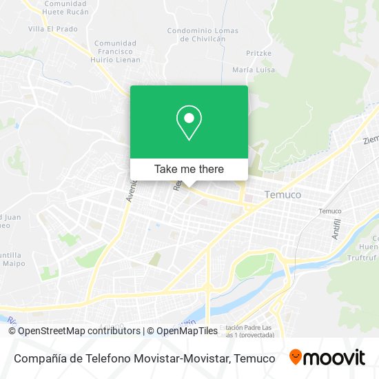 Mapa de Compañía de Telefono Movistar-Movistar