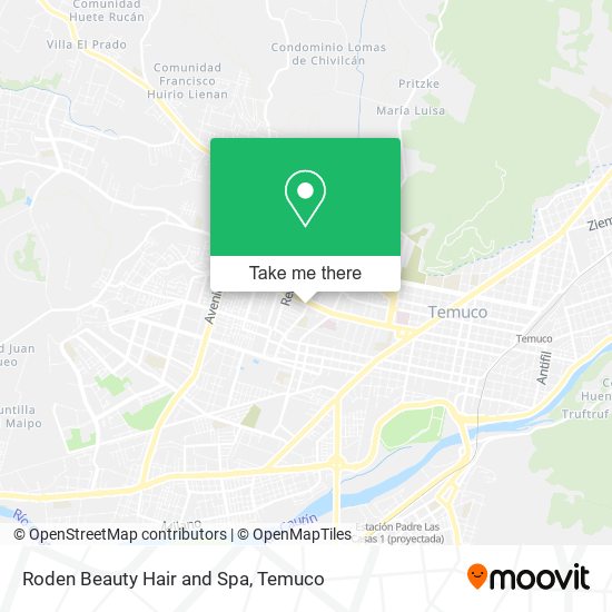 Roden Beauty Hair and Spa map