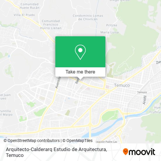 Mapa de Arquitecto-Calderarq Estudio de Arquitectura