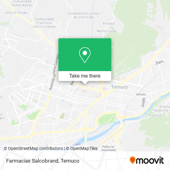 Farmacias Salcobrand map