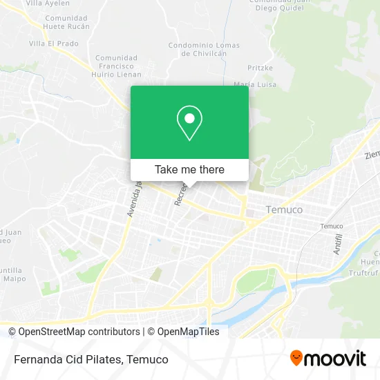 Fernanda Cid Pilates map