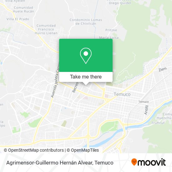 Agrimensor-Guillermo Hernán Alvear map