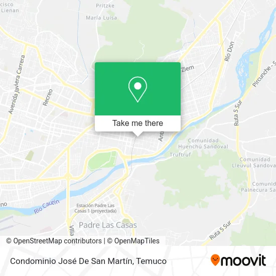 Mapa de Condominio José De San Martín